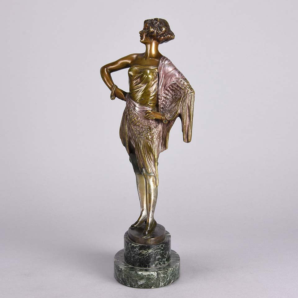 Bruno Zach Bronze Lady of the Night - Hickmet Fine Arts