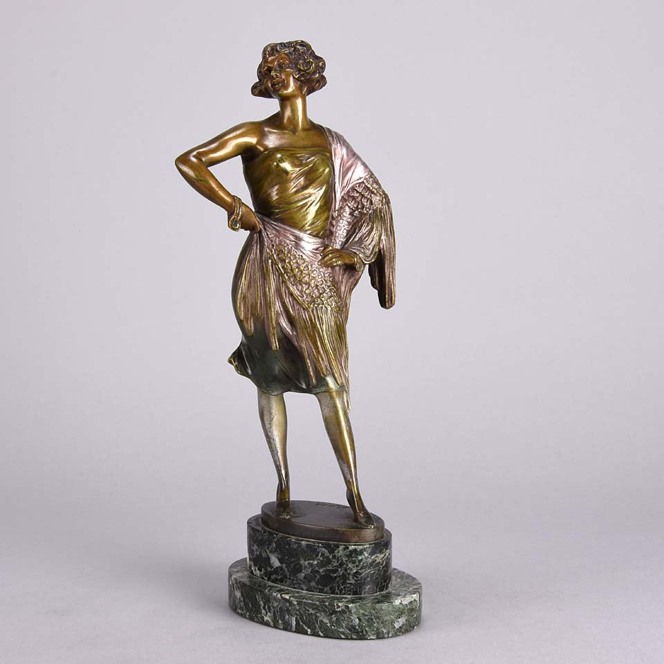 Bruno Zach Bronze Lady of the Night - Hickmet Fine Arts