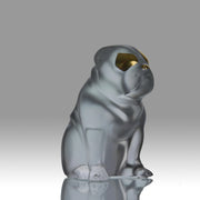 Lalique glass bulldog - Lalique for sale - Rene Lalique Glass - Hickmet Fine Arts