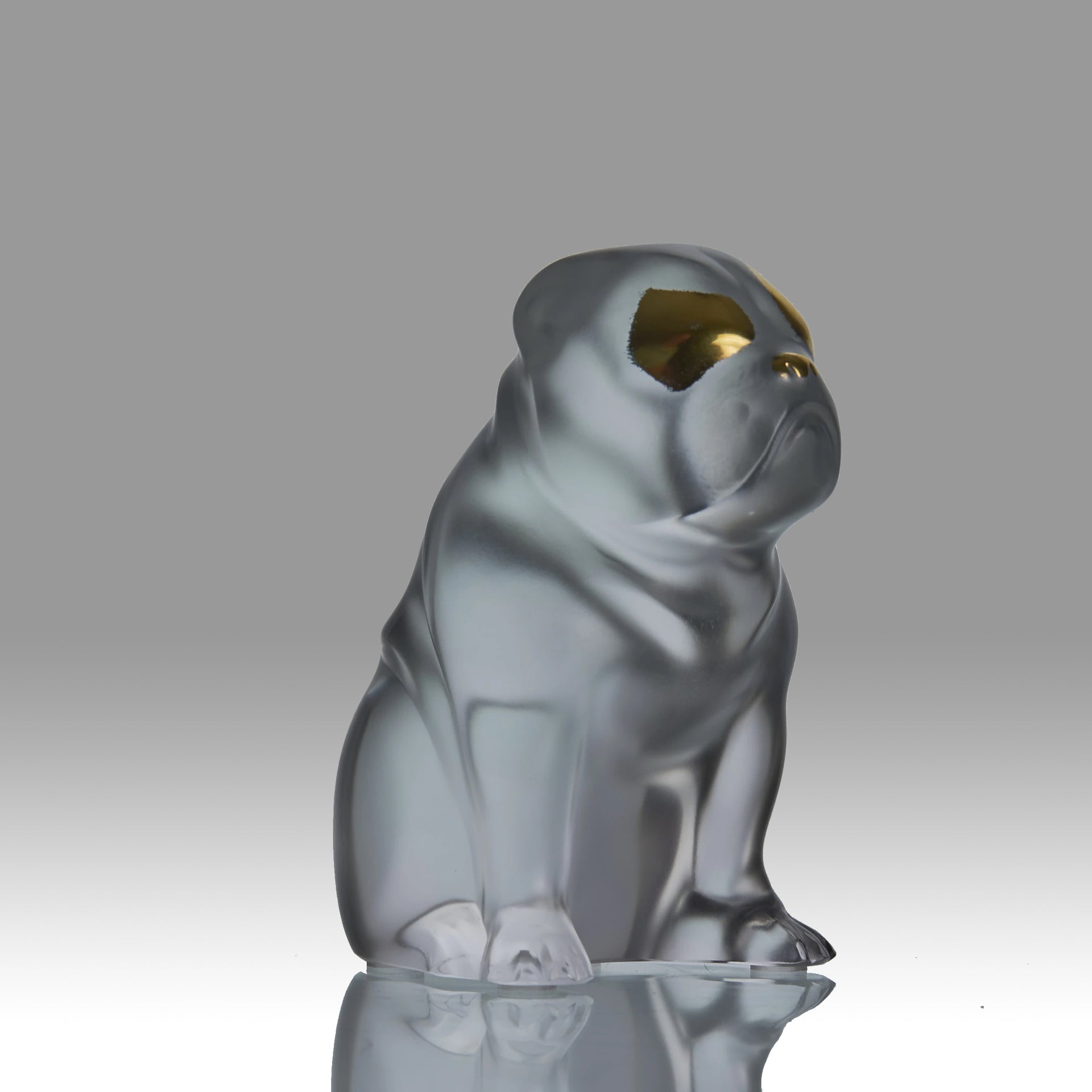 Lalique glass bulldog - Lalique for sale - Rene Lalique Glass - Hickmet Fine Arts