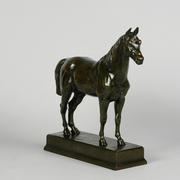 Barye Bronze - Cheval Demi-Sang - Hickmet Fine Arts