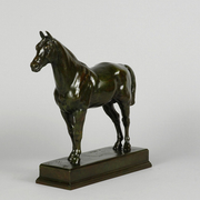 Barye Bronze - Cheval Demi-Sang - Hickmet Fine Arts