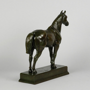 Barye Bronze - Cheval Demi-Sang - Hickmet Fine Arts