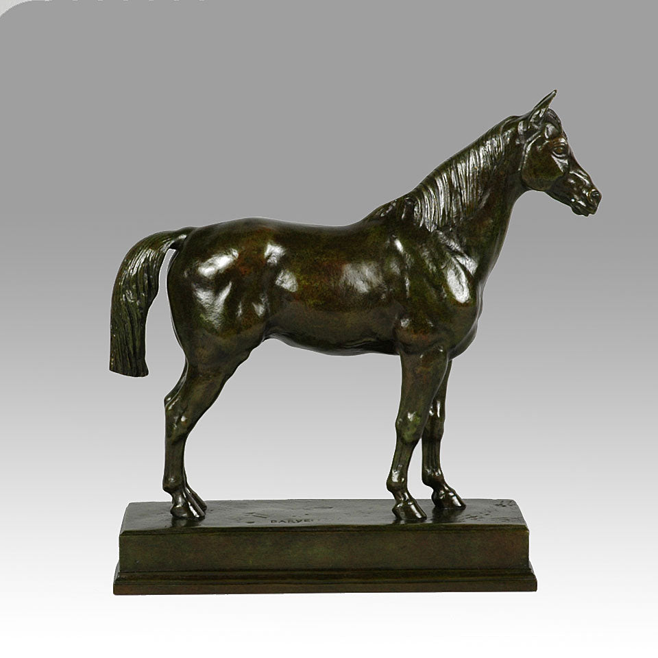 Barye Bronze - Cheval Demi-Sang - Hickmet Fine Arts