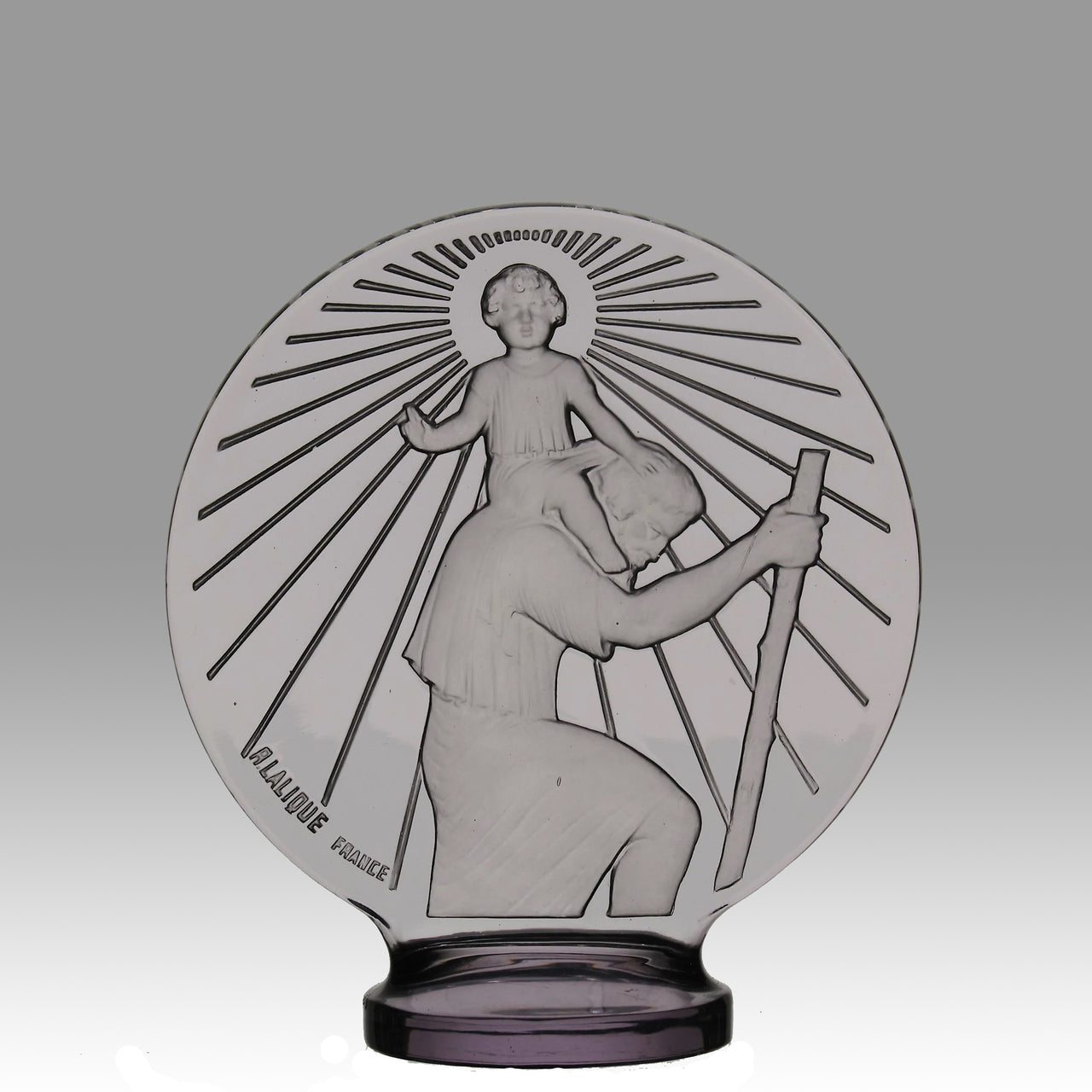 "St Christophe" Car Mascot by René Lalique