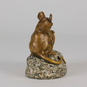 Mouse and Walnut - Clovis Masson - Antique Bronze - Bronze statues for sale - Bronze sculptures for sale - Antique bronze statues - Hickmet Fine Arts