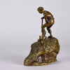 "Treasure Seeker" by Carl Kauba Bronze -Hickmet Fine Arts 