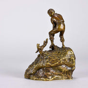 "Treasure Seeker" by Carl Kauba Bronze -Hickmet Fine Arts 