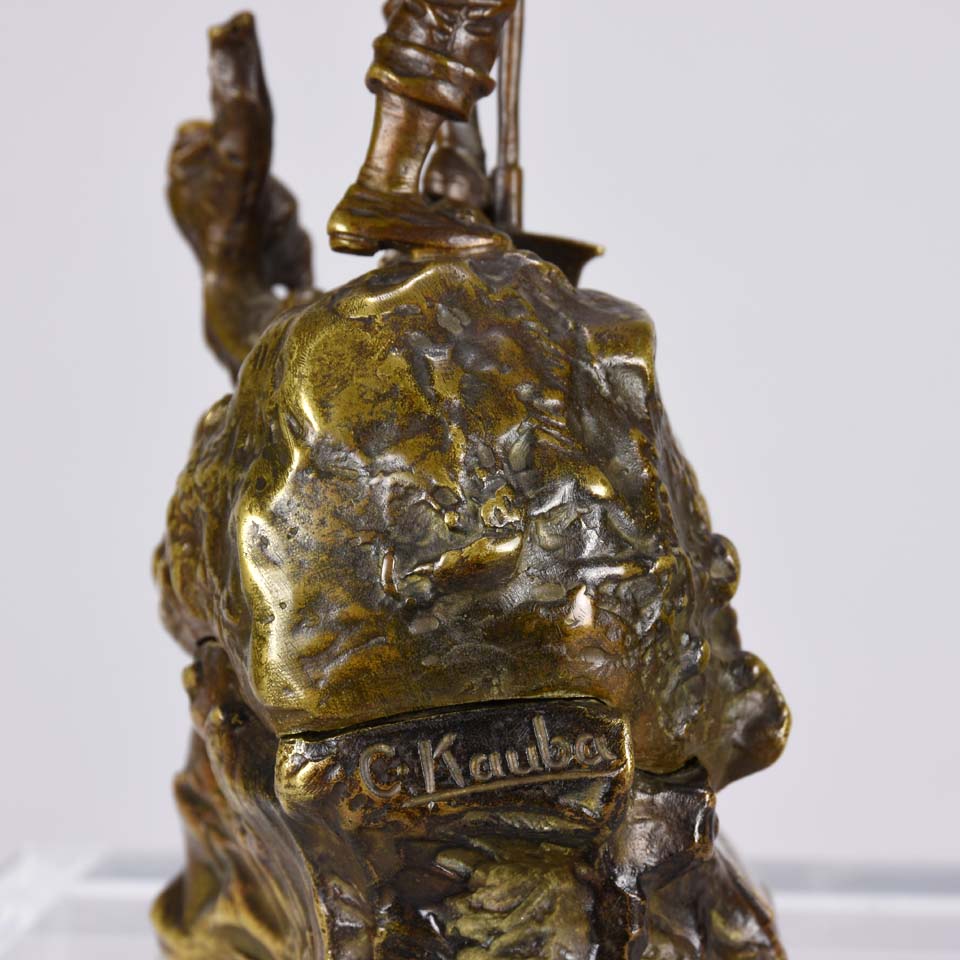 "Treasure Seeker" by Carl Kauba Bronze -Hickmet Fine Arts 