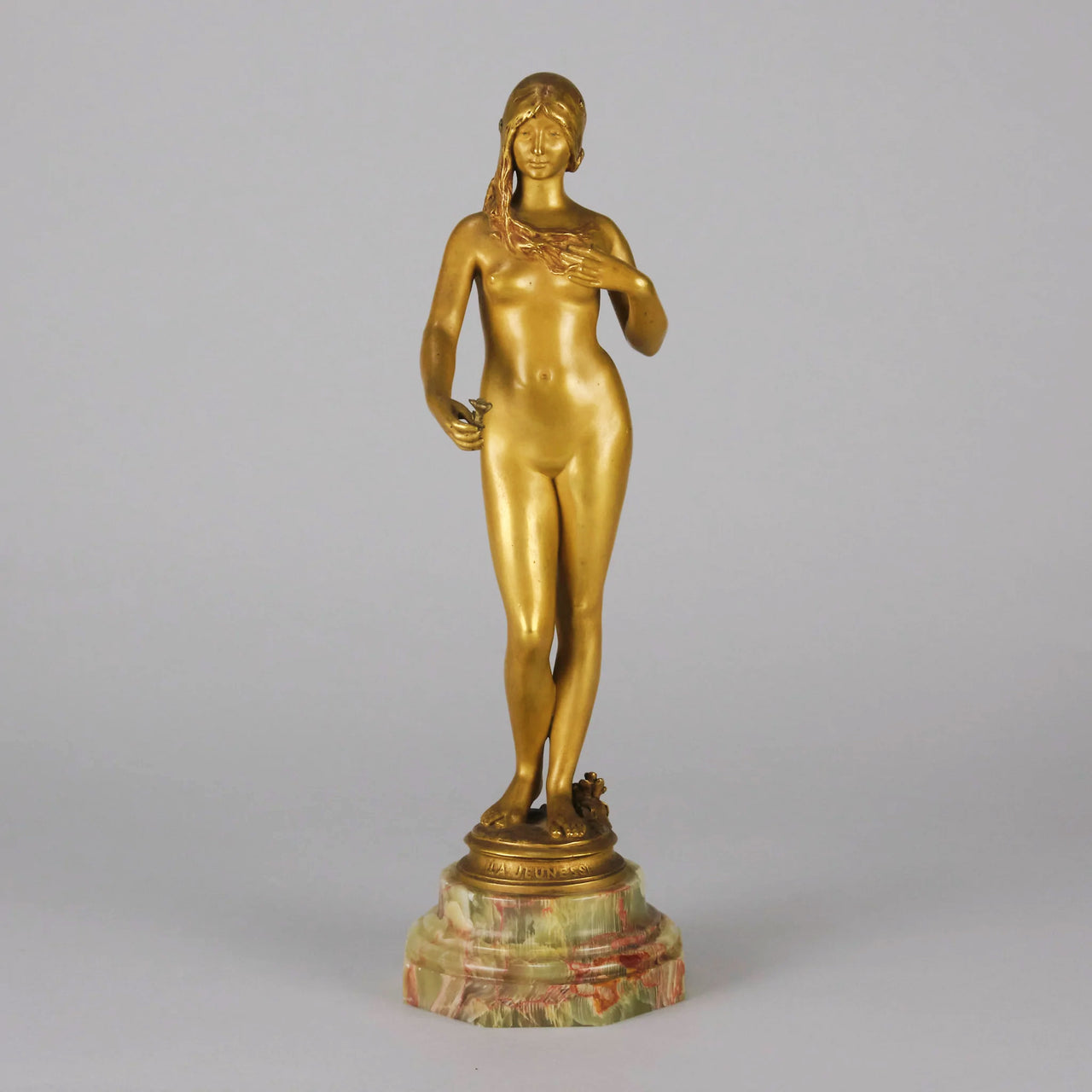 Antique Bronze - La Jeuneuse - Antonin Carles - Bronze statues for sale - Bronze sculptures for sale - Antique bronze statues - Hickmet Fine Arts