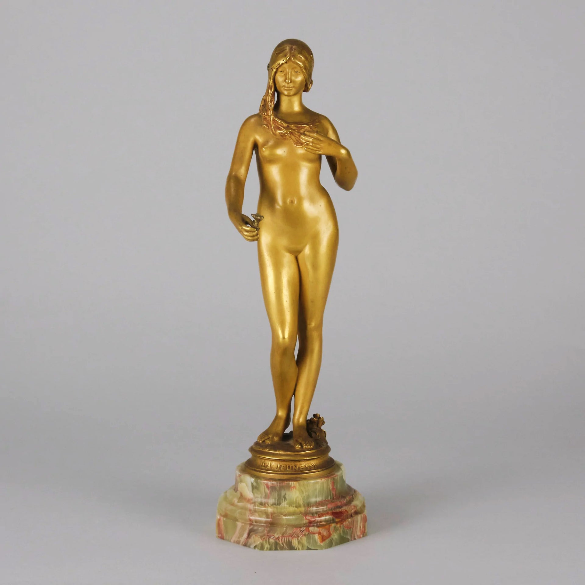 Antique Bronze - La Jeuneuse - Antonin Carles - Bronze statues for sale - Bronze sculptures for sale - Antique bronze statues - Hickmet Fine Arts