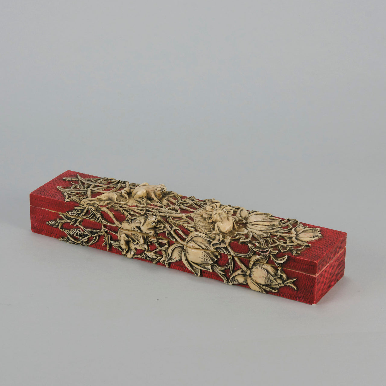 Orietnal Stone Pen Box - Objet D'Arts - Hickmet Fine Arts 