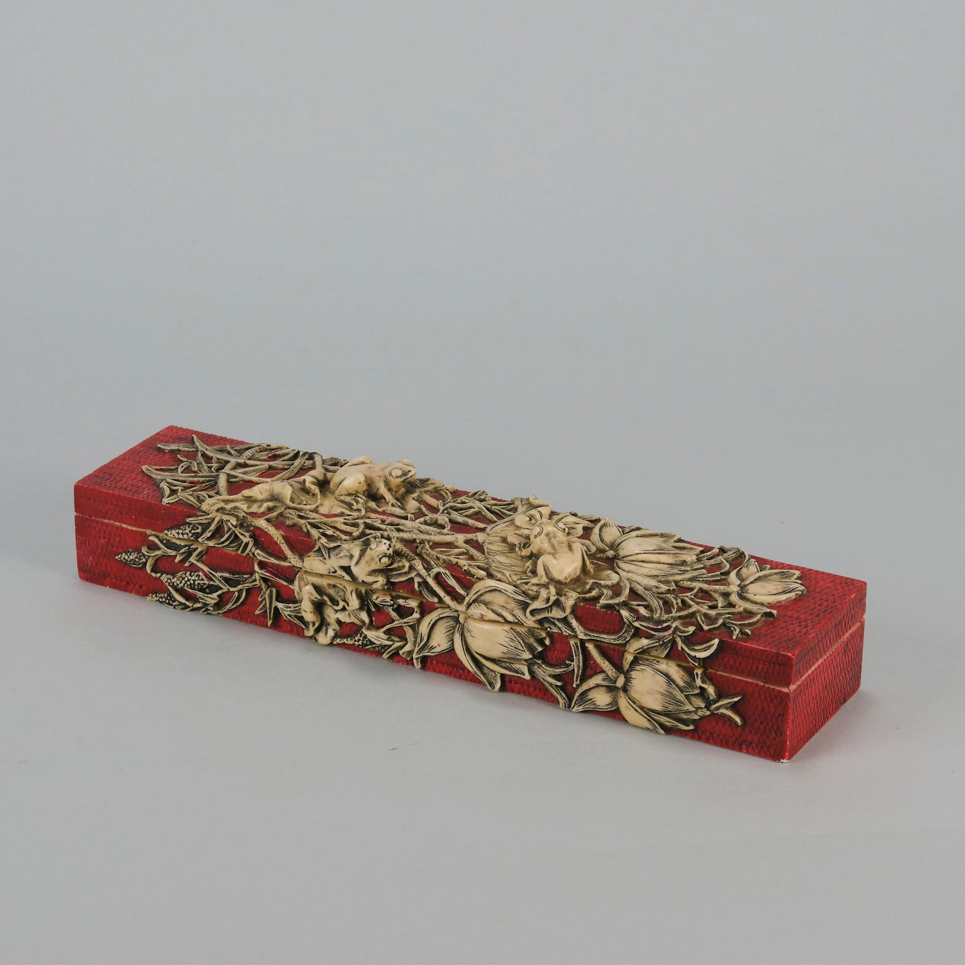 Orietnal Stone Pen Box - Objet D'Arts - Hickmet Fine Arts 