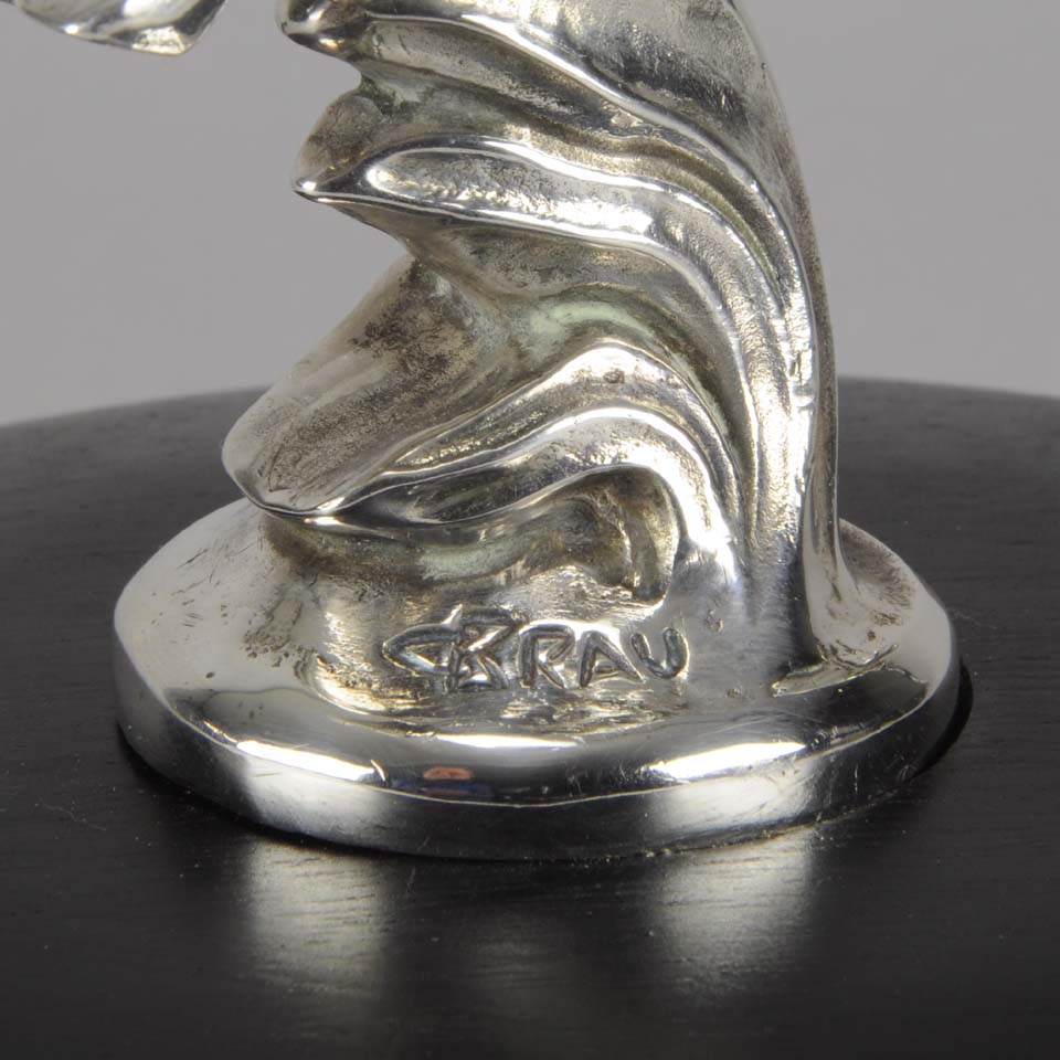 Casimir Brau Art Deco Bronze Car Mascot 