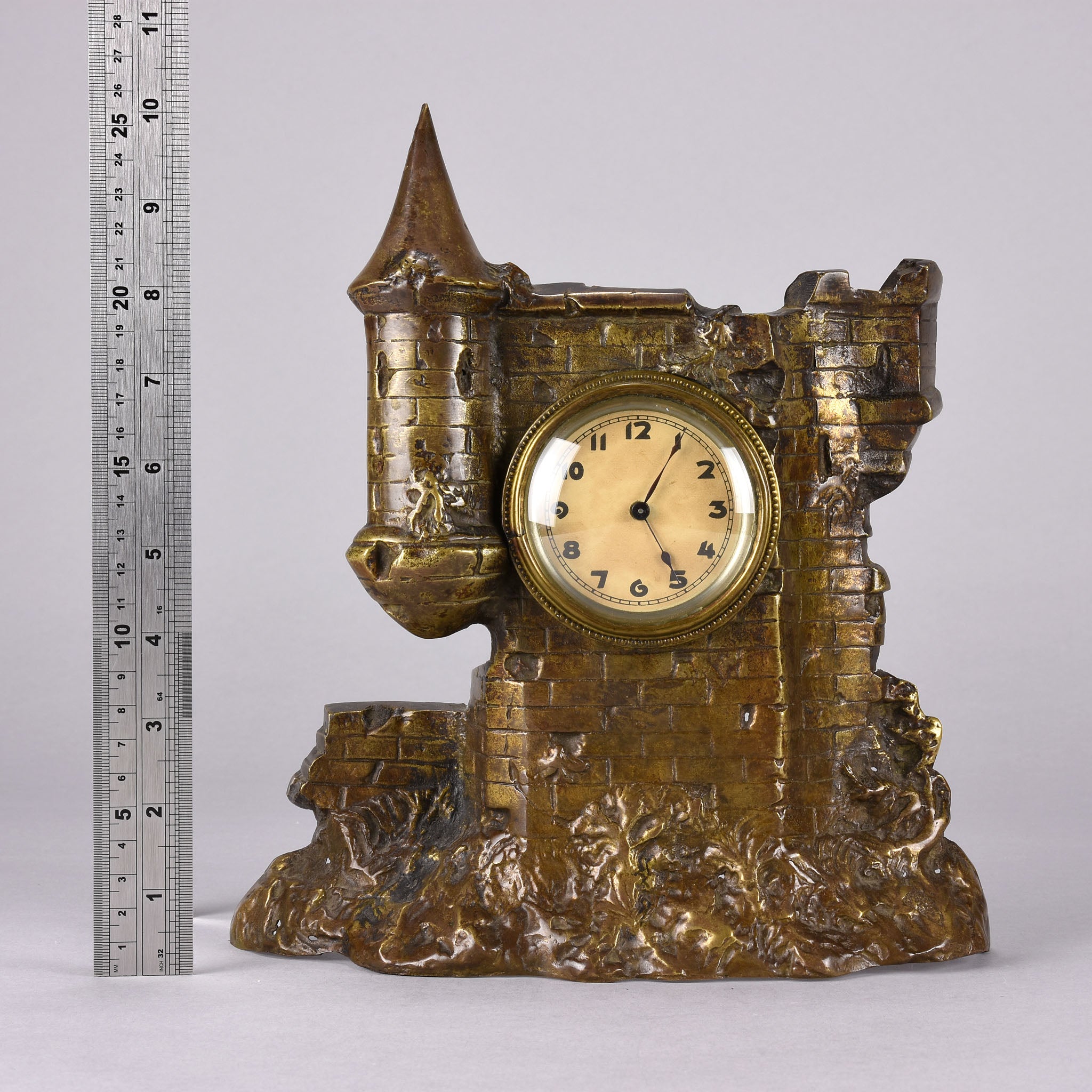 Castle Mantle Clock - Hickmet Fine Arts