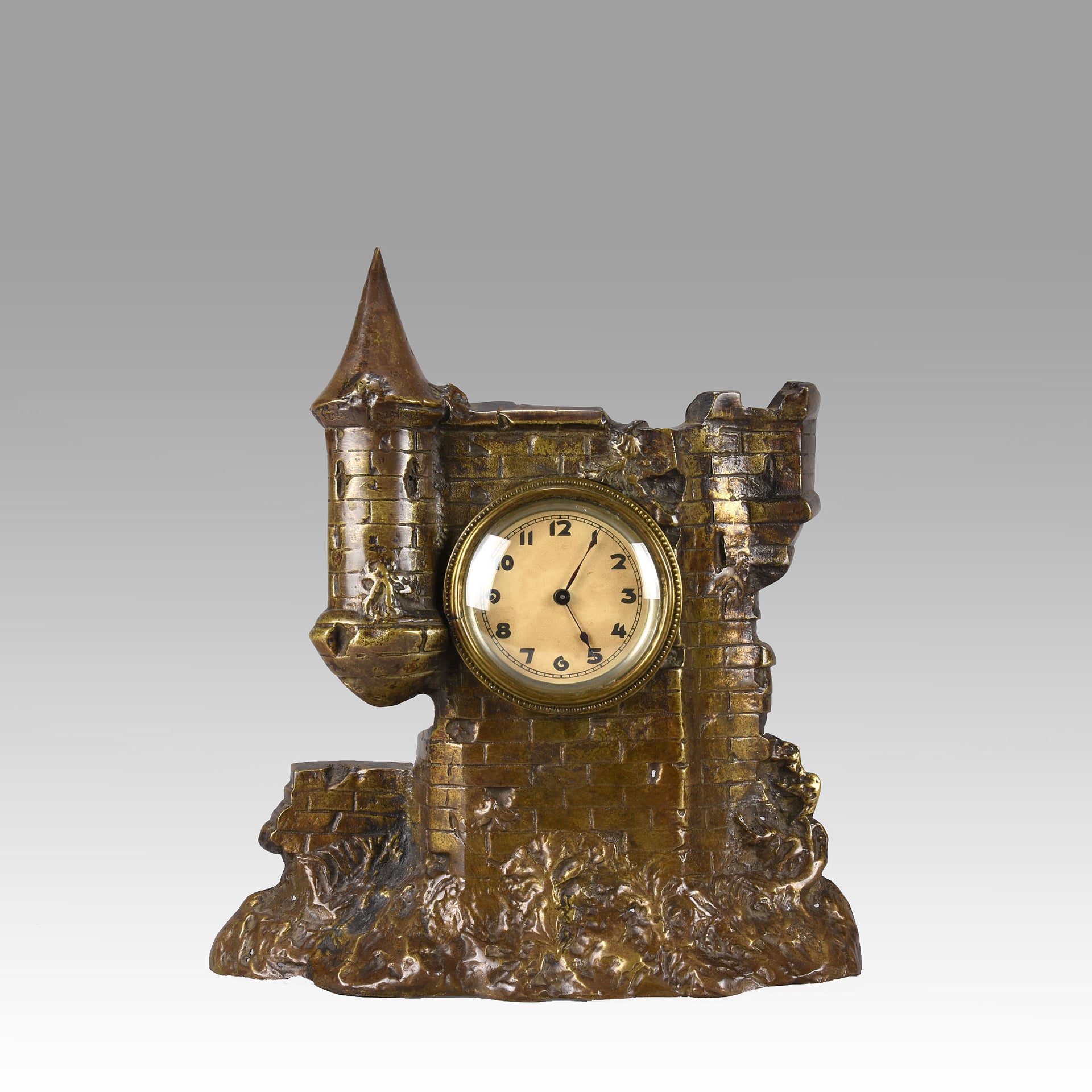 Castle Mantle Clock - Hickmet Fine Arts 