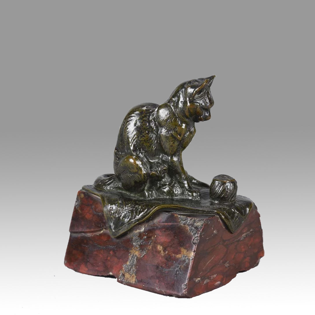 "Cat and Kitten" by Emmanuel Fremiet