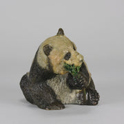 Seated Panda Bronze by Leroy