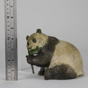 Seated Panda Bronze by Leroy