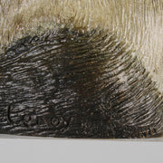 Seated Panda Bronze by Leroy