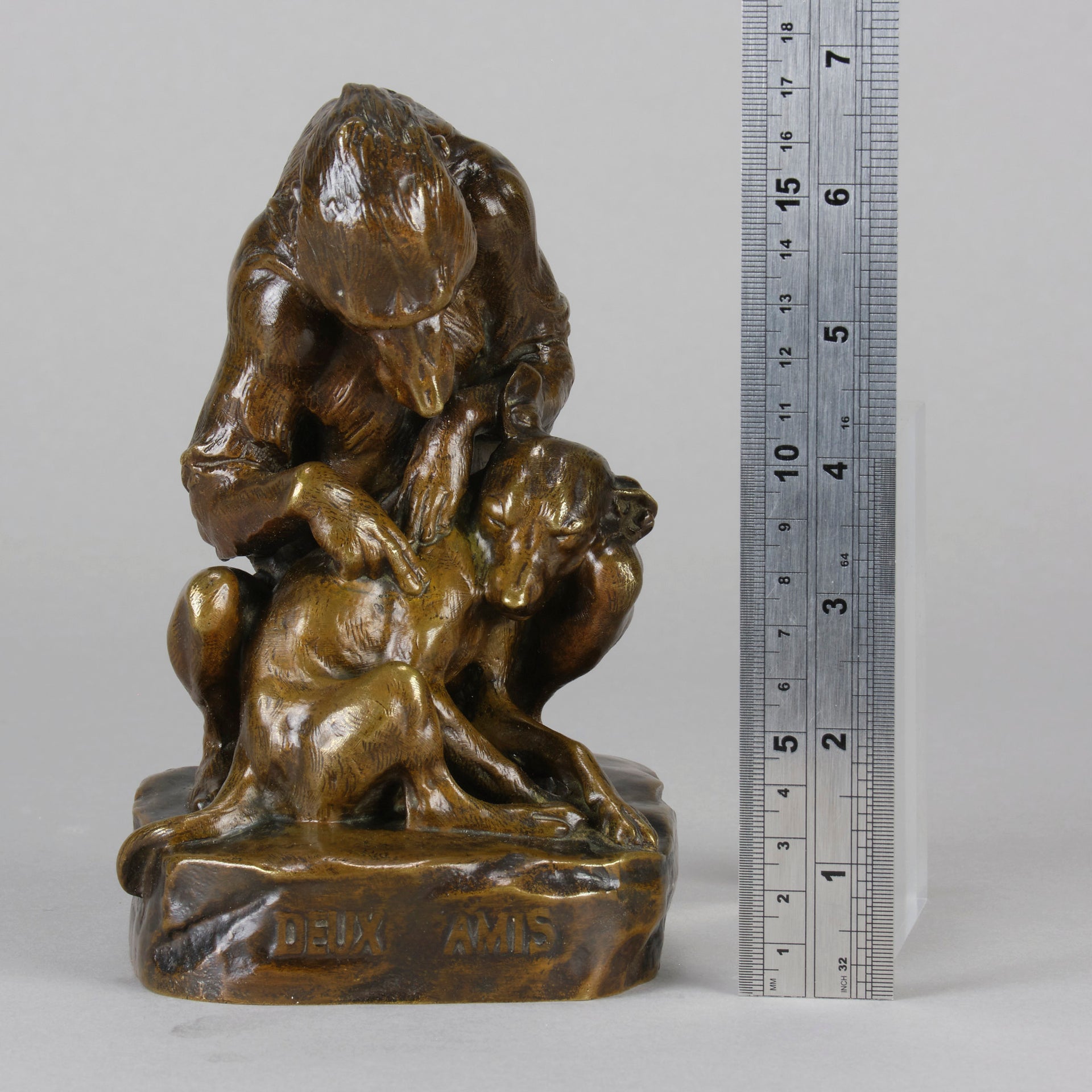 Art Deco Paillet bronze -  Animaliers - Deux Amis - Antique Bronze - Antique animal sculptures for sale - Hickmet Fine Arts