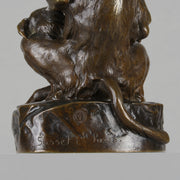 Art Deco Paillet bronze -  Animaliers - Deux Amis - Antique Bronze - Antique animal sculptures for sale - Hickmet Fine Arts