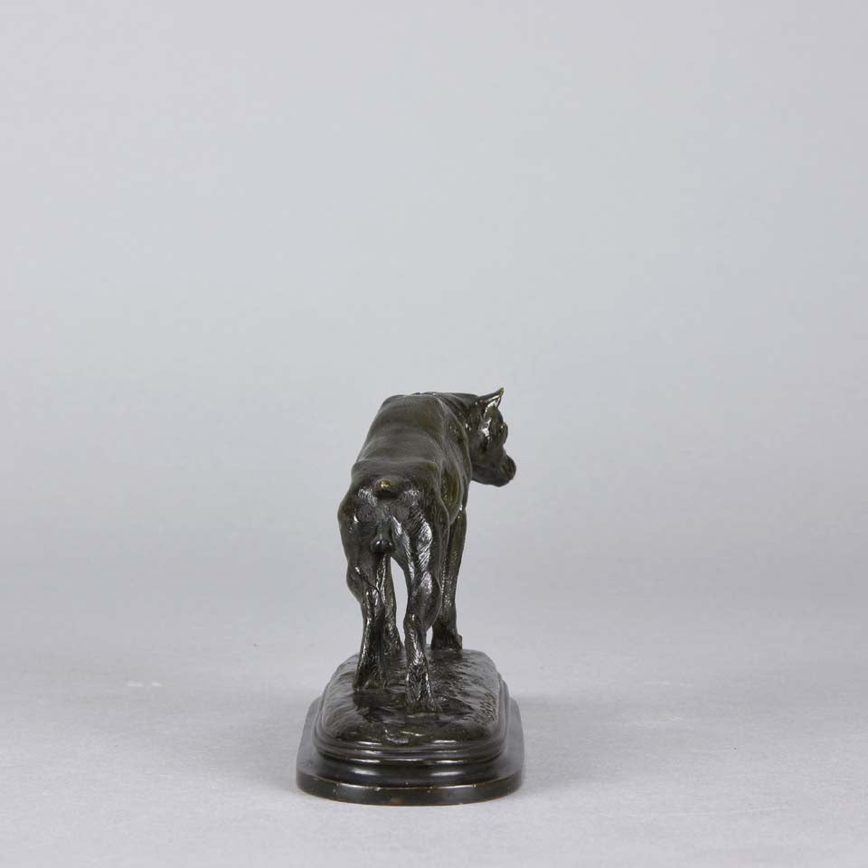 Charles Gremion Bronze - Stretching Hound - Hickmet Fine Arts 