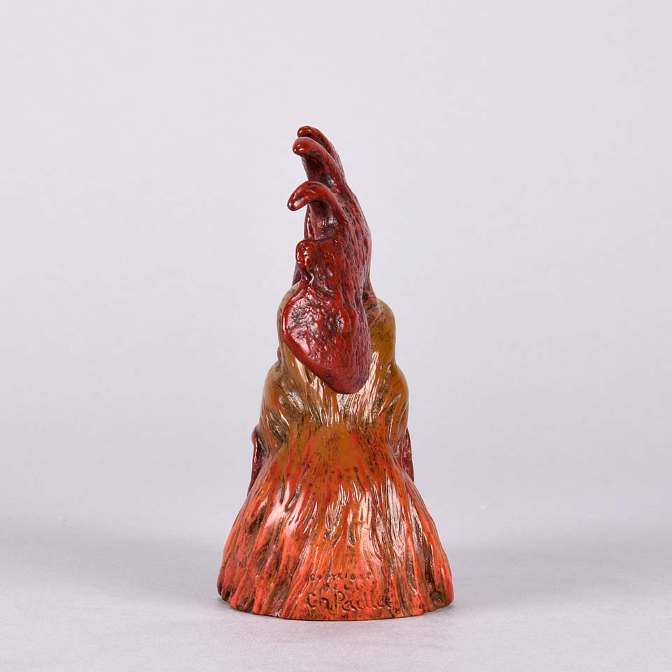 Paillet Bronze Car Mascot - Cockerel Car Mascot - Hickmet Fine Arts