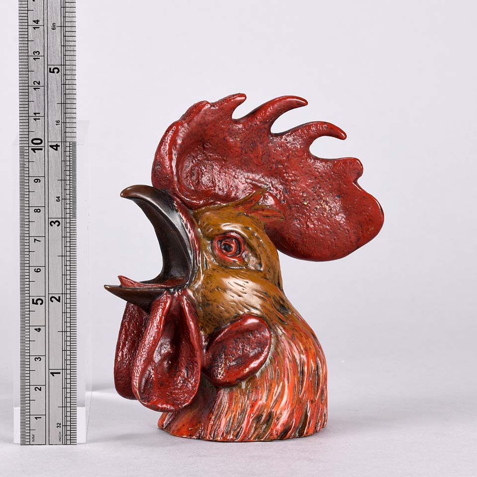 Paillet Bronze Car Mascot - Cockerel Car Mascot - Hickmet Fine Arts