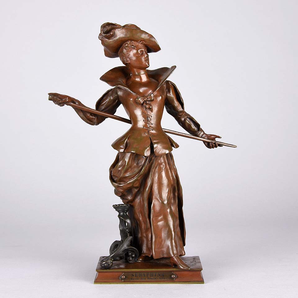 Charles Vital-Cornu Bronze - "Seraphina" - Hickmet Fine Arts