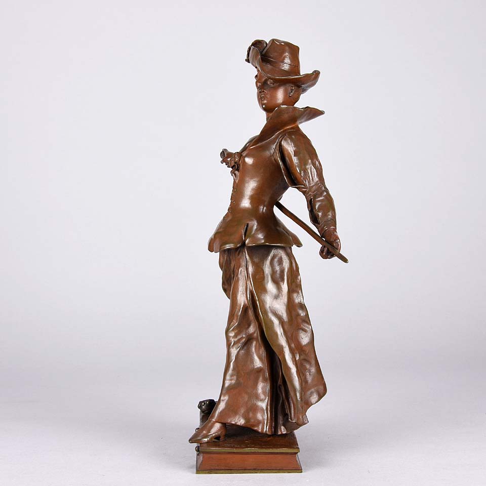 Charles Vital-Cornu Bronze - "Seraphina" - Hickmet Fine Arts