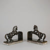 Art Deco Bronze - "Horse Bookends" by McHen - Hickmet Fine Arts 