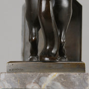 Art Deco Bronze - "Horse Bookends" by McHen - Hickmet Fine Arts 