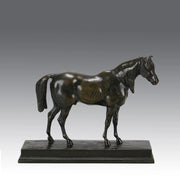 Cheval Demi-Sang by Antoine Louis Barye - Antique Bronze Horse - Hickmet Fine Art