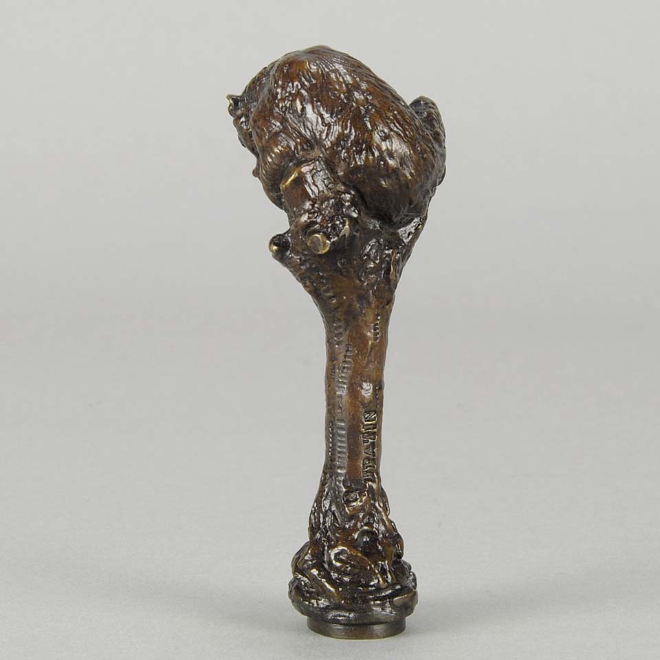 Christophe Fratin Bronze Bear Seal