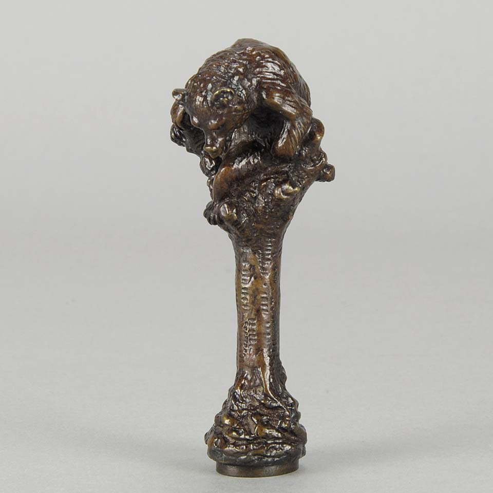 Christophe Fratin Bronze Bear Seal