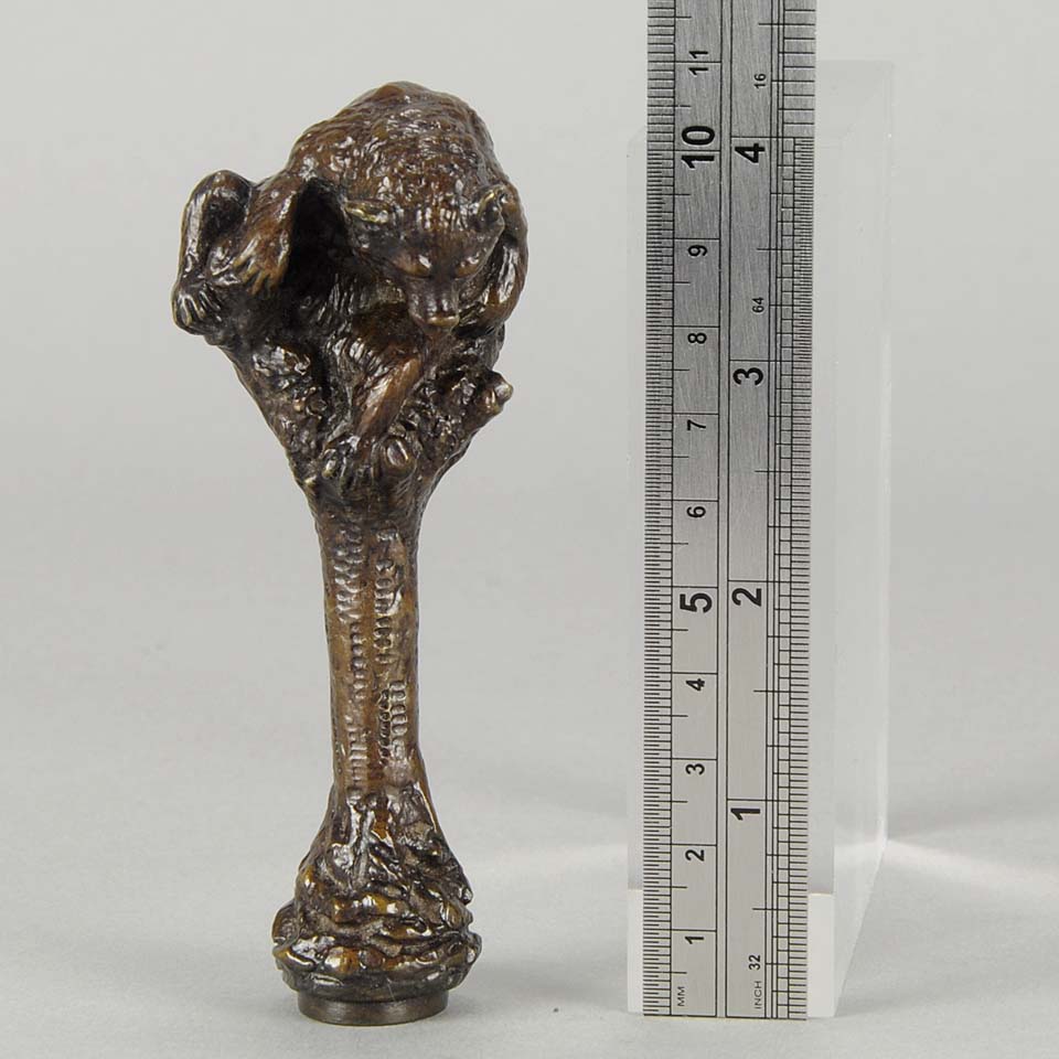 Christophe Fratin Bronze Bear Seal