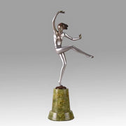 Lorenzl Bronze Cleo - Josef Lorenzl Art Deco Bronze - Hickmet Fine Arts