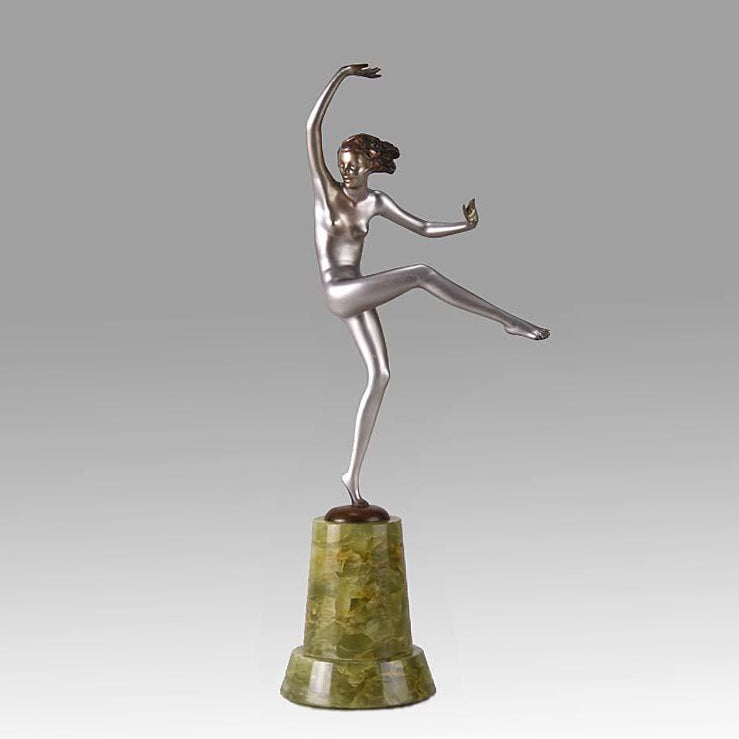 Lorenzl Bronze Cleo - Josef Lorenzl Art Deco Bronze - Hickmet Fine Arts