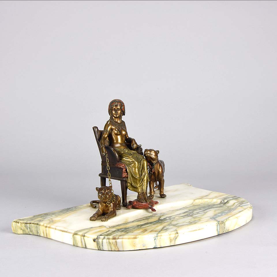 ‘Cleopatra with Pumas’ by Bergman