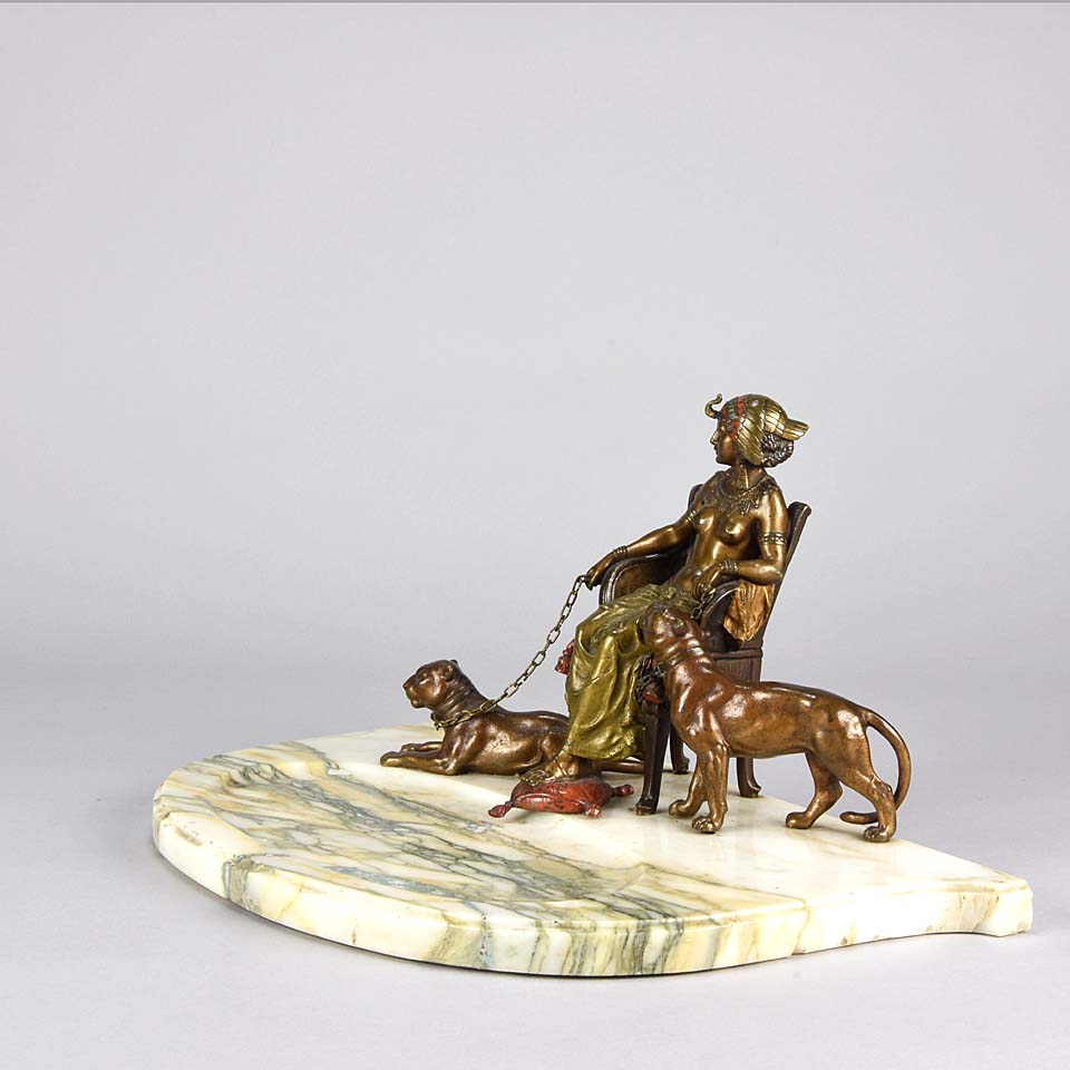 ‘Cleopatra with Pumas’ by Bergman