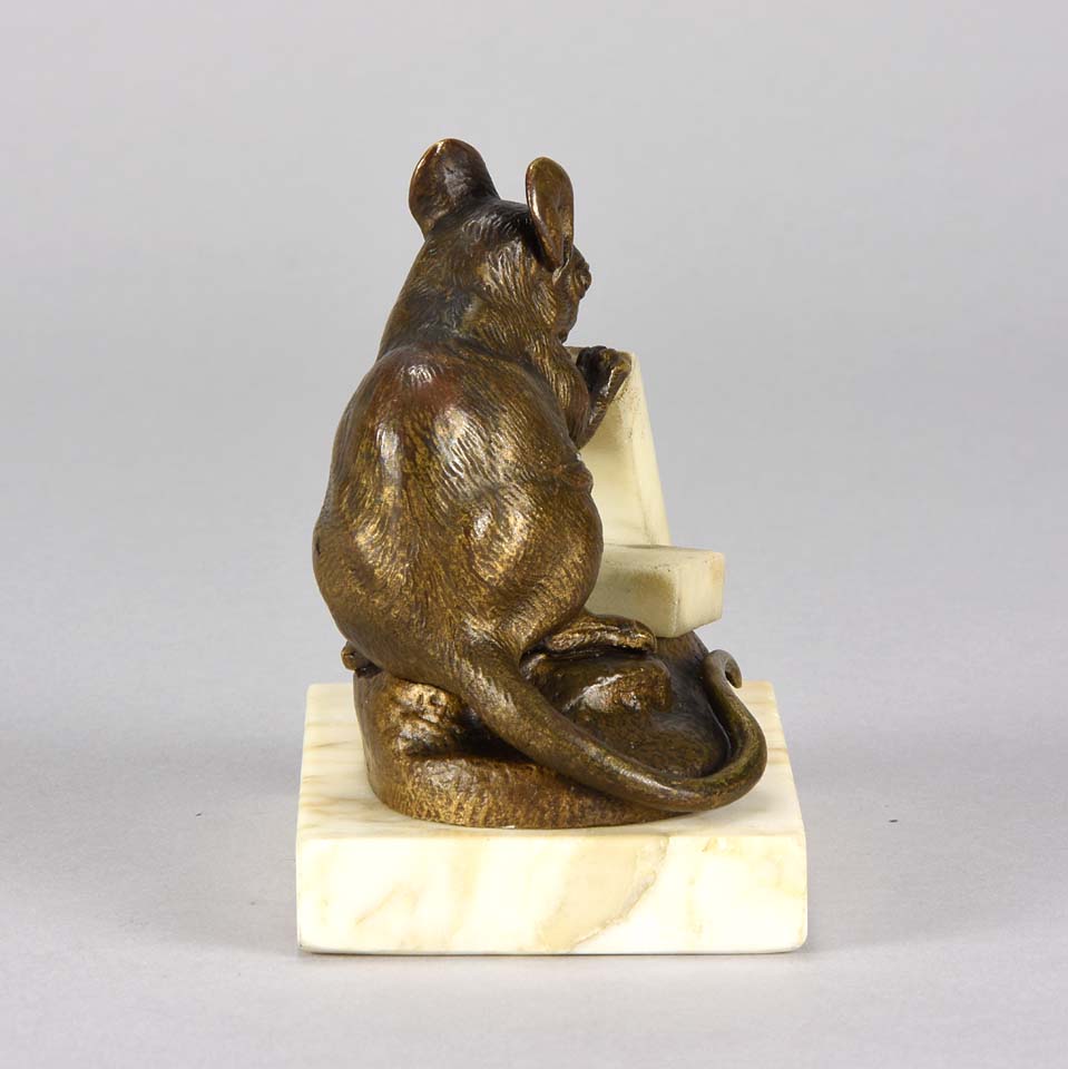 Animalier Clovos Masson Bronze Mouse & Cheese