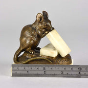 Animalier Clovos Masson Bronze Mouse & Cheese