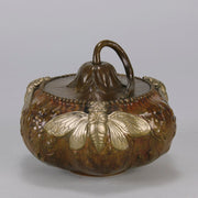 Moth Bowl By Alexandre Vibert - Antique Bronze - Hickmet Fine Arts 