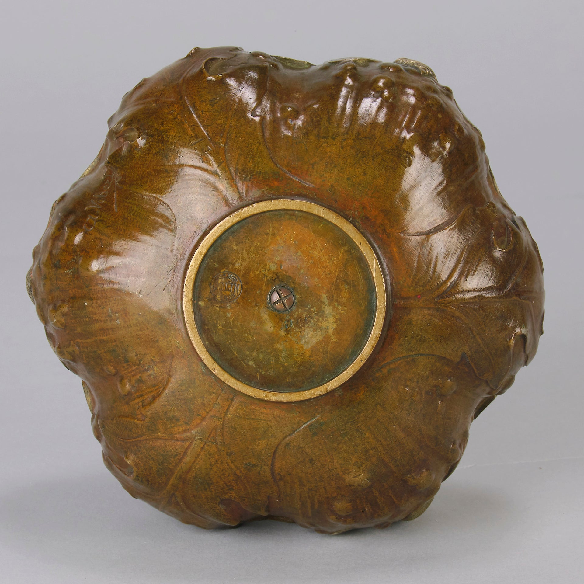 Moth Bowl By Alexandre Vibert - Antique Bronze - Hickmet Fine Arts 