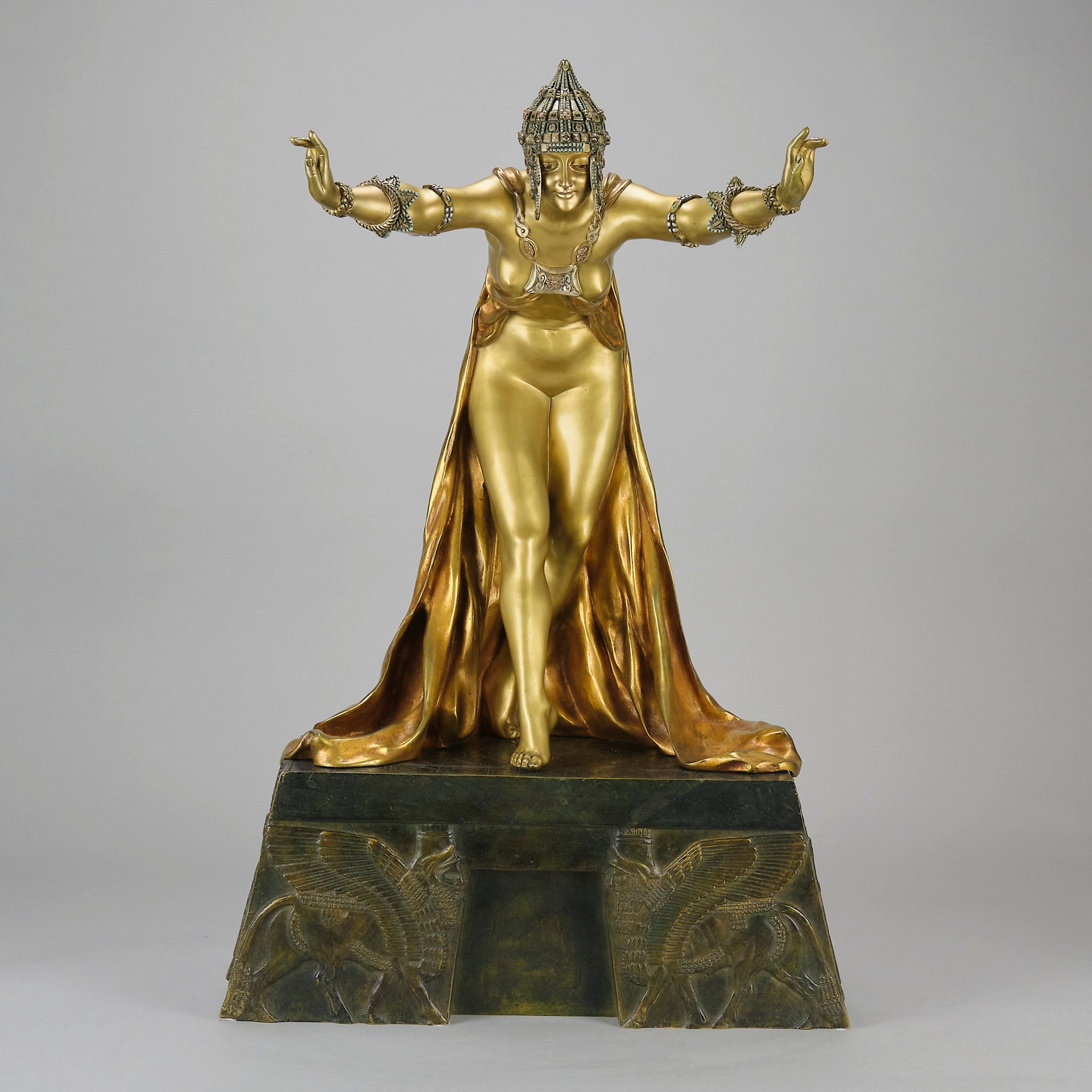Claire Colinet - Assyrian Dancer - Art Deco Sculpture - Hickmet Fine Arts