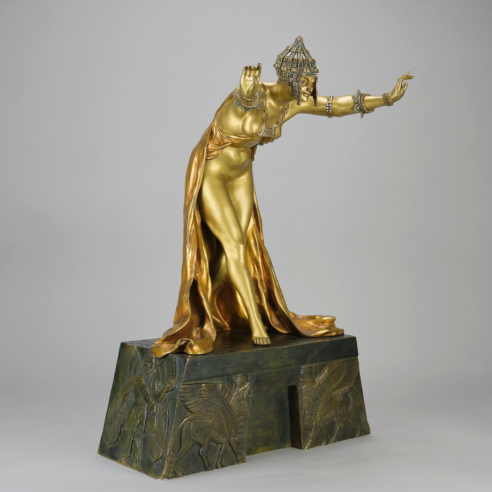 Claire Colinet - Assyrian Dancer - Art Deco Sculpture - Hickmet Fine Arts