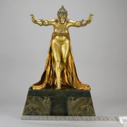 Claire Colinet - Assyrian Dancer - Art Deco Sculpture - Hickmet Fine Arts
