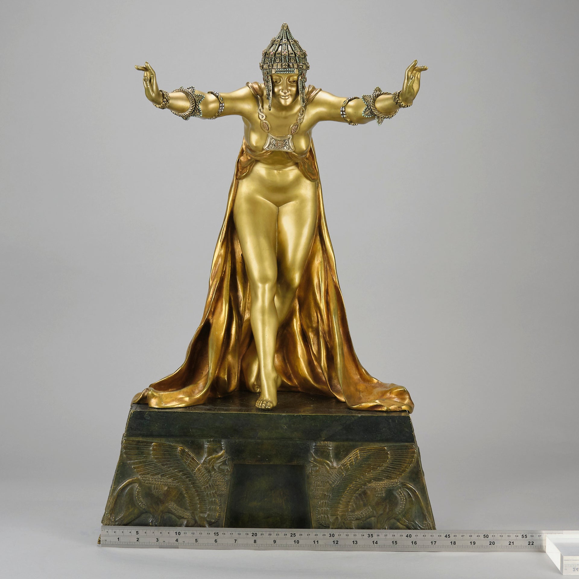 Claire Colinet - Assyrian Dancer - Art Deco Sculpture - Hickmet Fine Arts