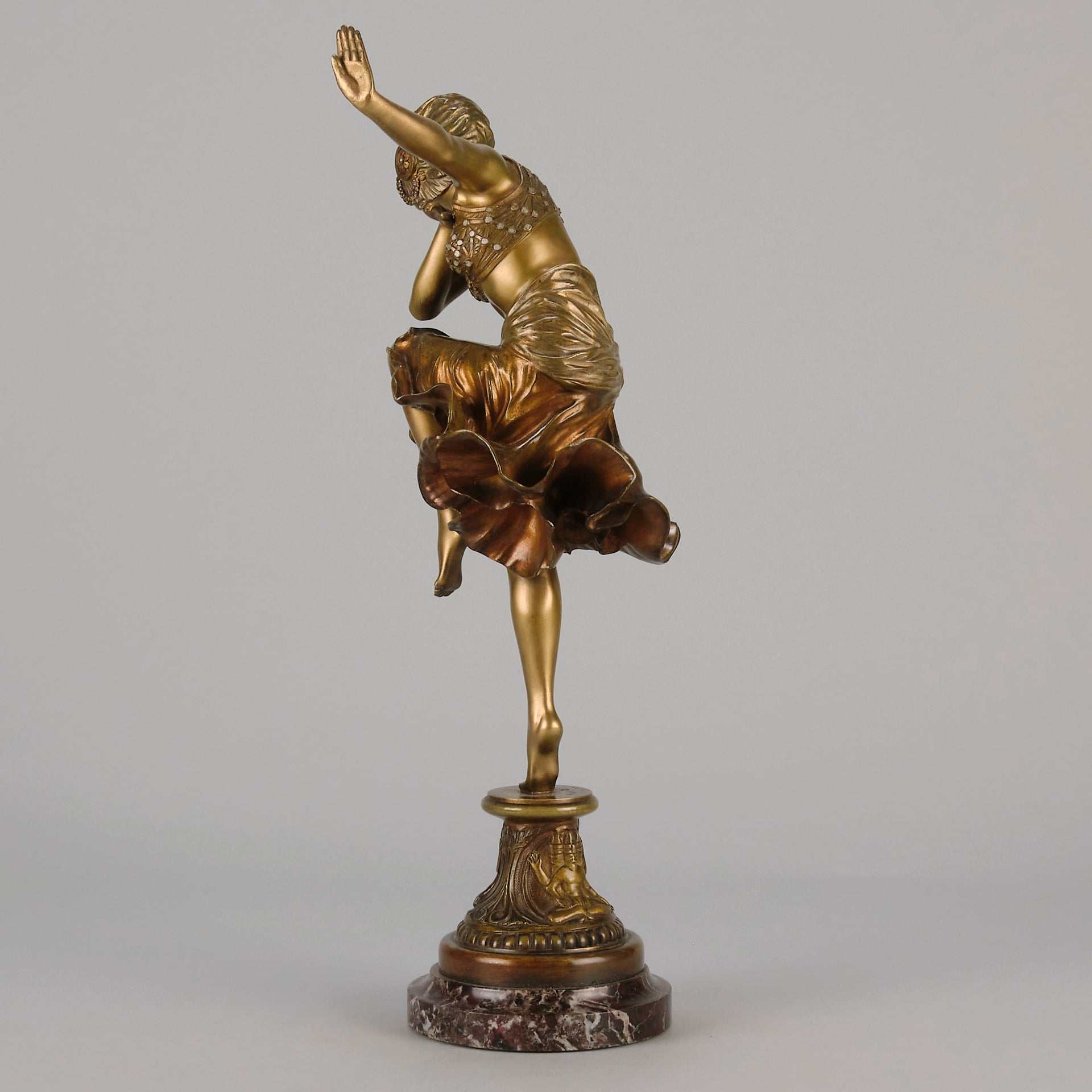 Hindu Dancer - Claire Colinet - Art deco figurines - Art Deco Sculpture - Art Deco Bronze Figurines - Art Deco Bronze Lady - Hickmet Fine Arts